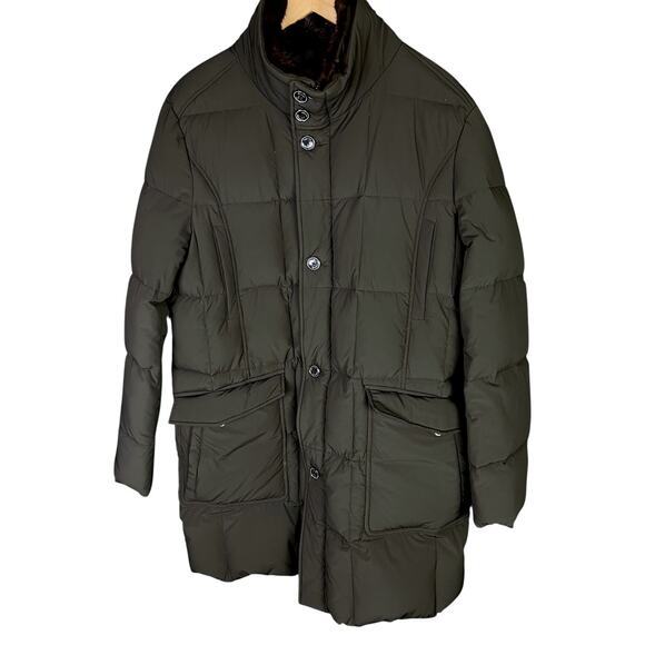 Men's Comodo Square Quilted Blazer Goose Down Winter Coat Korean Size 110 (M) - Picture 1 of 10